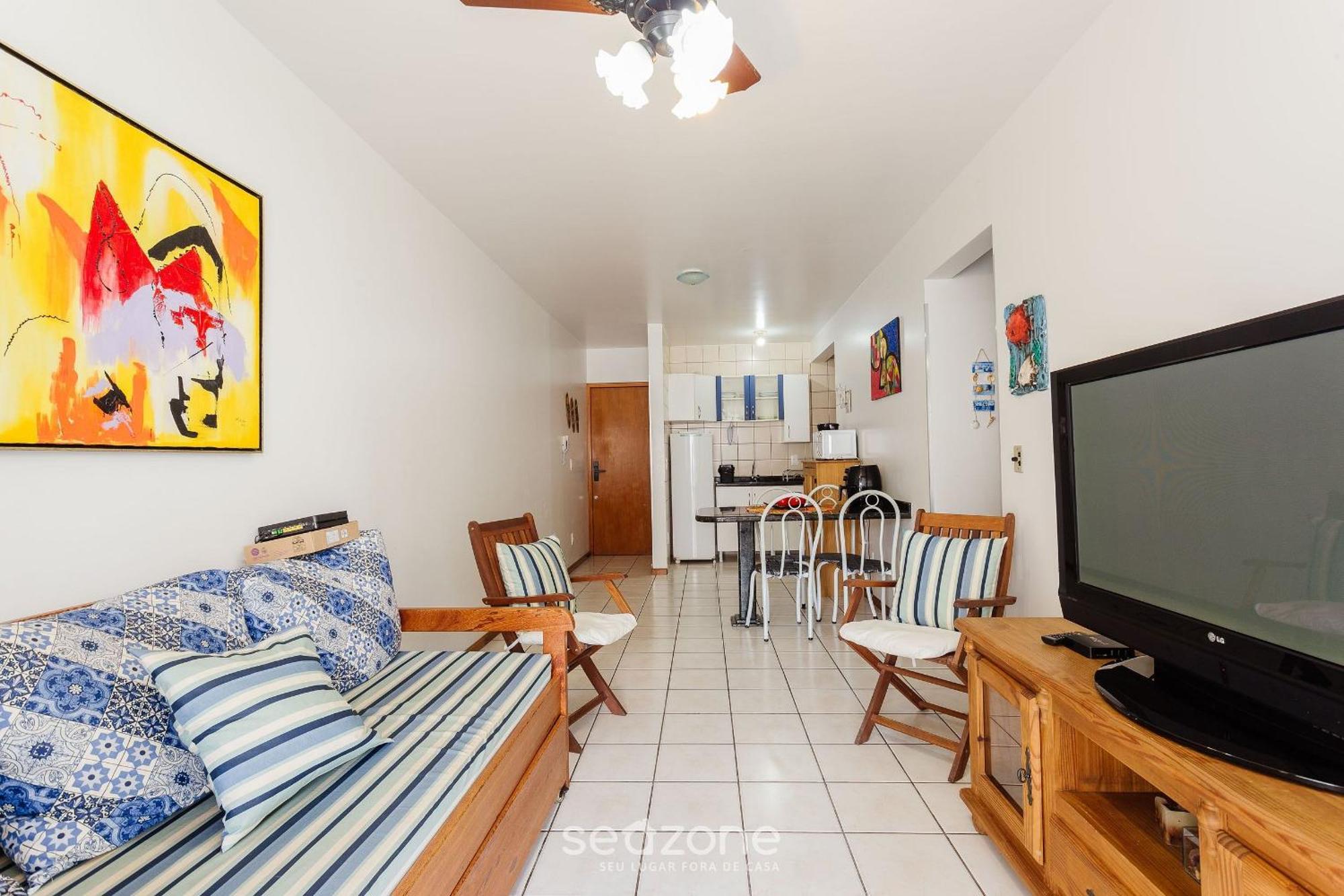 Apto C Churrasq 350M Da Praia Canasvieiras Aal0204 Флоріанополіс Екстер'єр фото